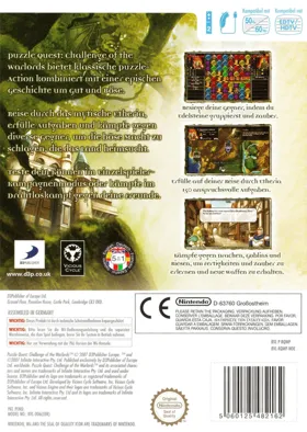 Puzzle Quest - Challenge of the Warlords box cover back